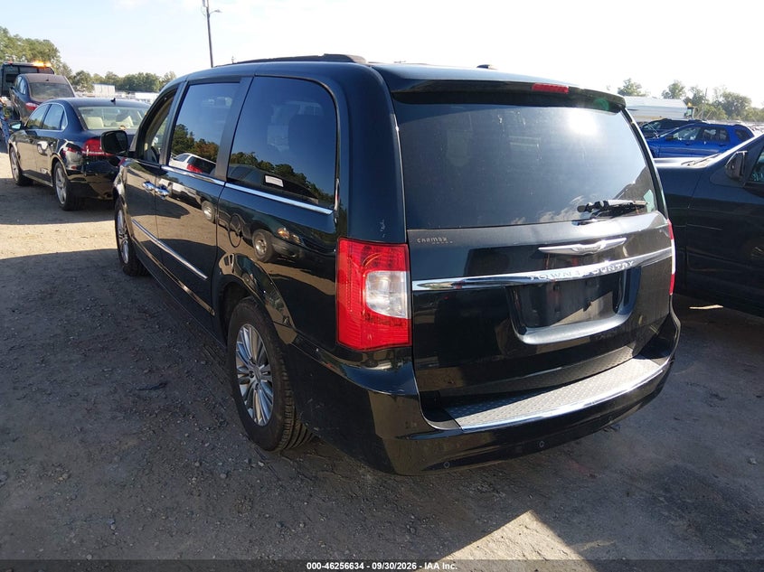 Vin: 2c4rc1cg2er133059, lot: 46756703, chrysler town & country touring-l 20143