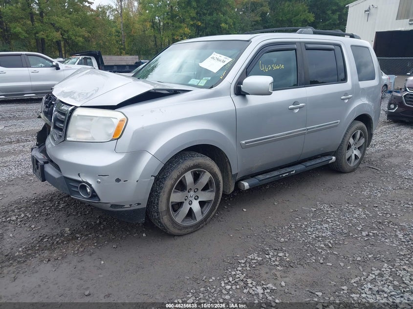 Vin: 5fnyf4h91eb040706, lot: 46756707, honda pilot touring 20142