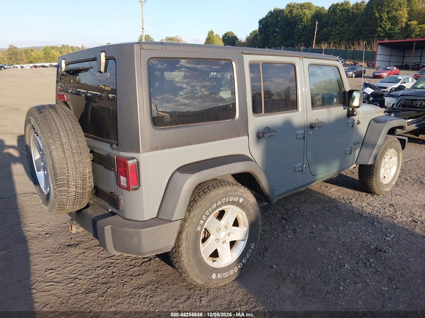 Vin: 1c4bjwdg5el311669, lot: 46756725, jeep wrangler unlimited sport 20144