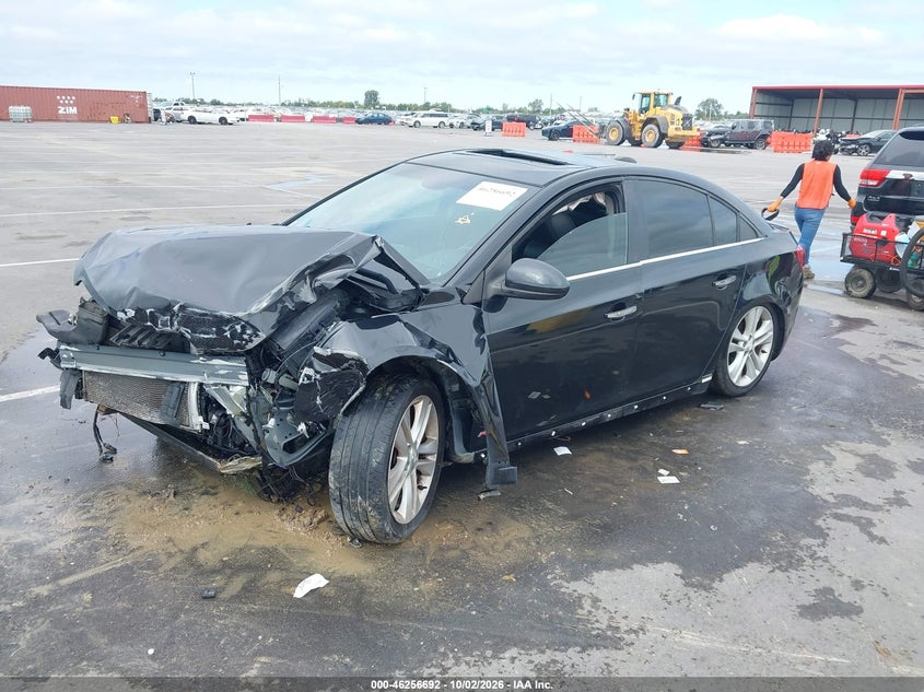 Vin: 1g1pg5sb6f7296396, lot: 46756761, chevrolet cruze ltz 20152