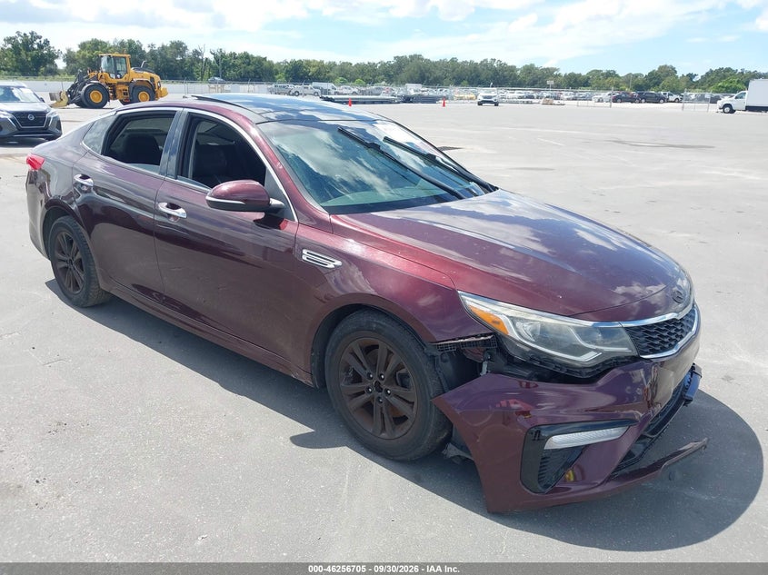 Vin: 5xxgt4l34kg332320, lot: 46756773, kia optima lx 2019 img_1