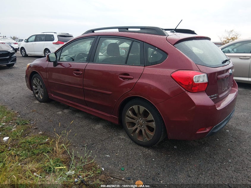 Vin: jf1gpal65d1830785, lot: 46756794, subaru impreza 2.0i sport premium 20133