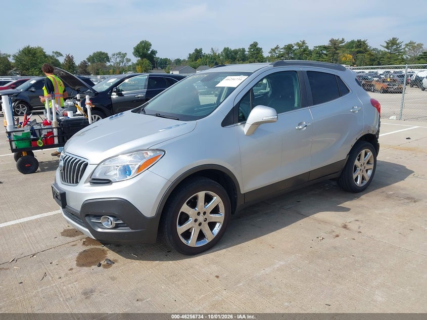 Vin: kl4cjgsb0gb606781, lot: 46756803, buick encore leather 20162