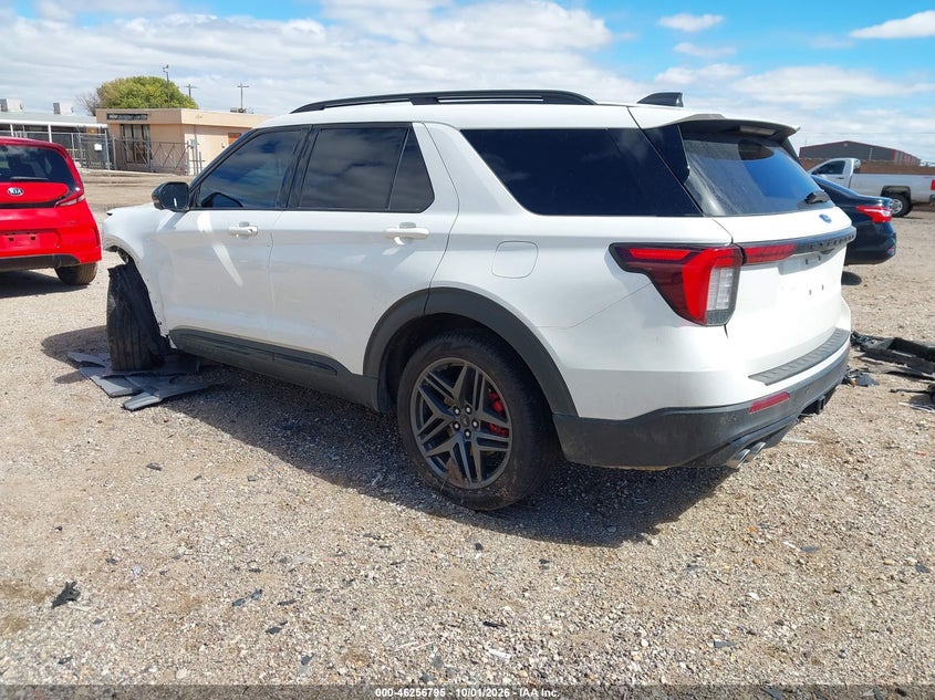 Vin: 1fmwk7gcxsgb90070, lot: 46756864, ford explorer st 20253