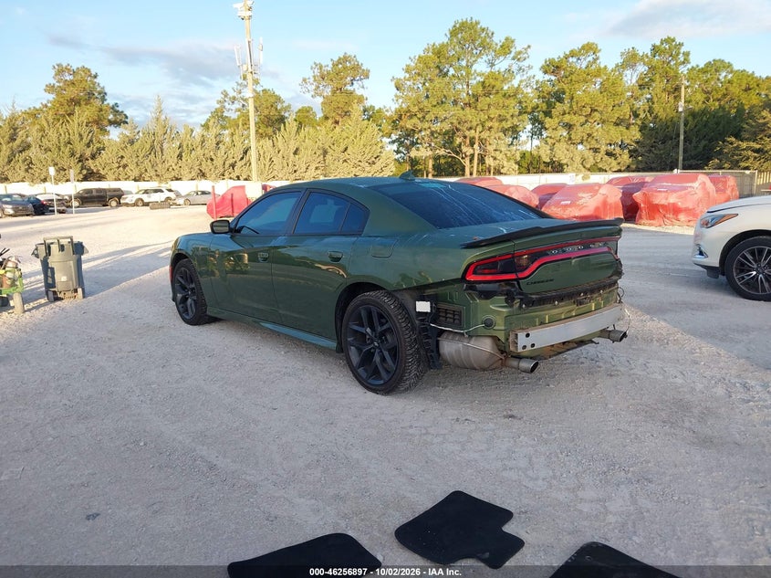 Vin: 2c3cdxhgxkh519975, lot: 46756966, dodge charger gt rwd 20193