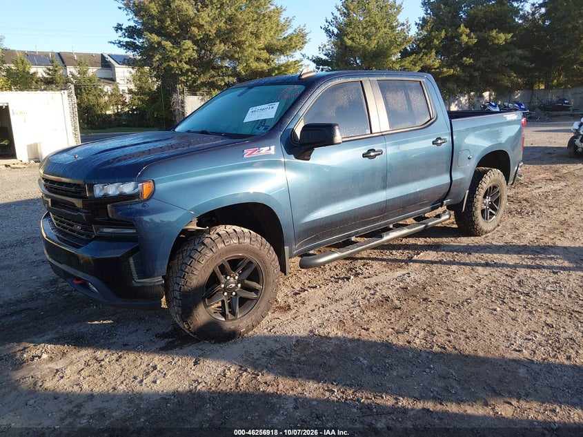 Vin: 3gcpyfed4kg189272, lot: 46756987, chevrolet silverado 1500 lt trail boss 20192