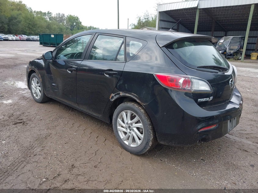 Vin: jm1bl1l7xd1764002, lot: 46757005, mazda mazda3 i touring 20133