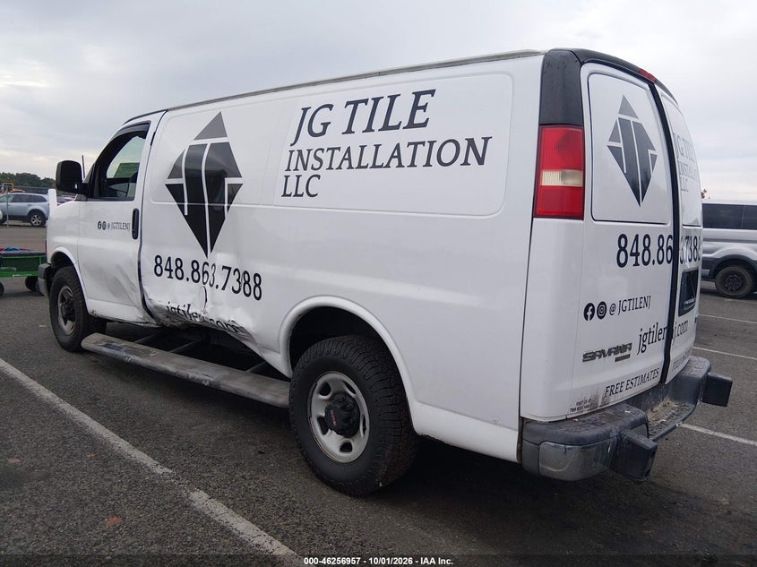 Vin: 1gtw7fcf4f1901240, lot: 46757026, gmc savana 2500 work van 20153