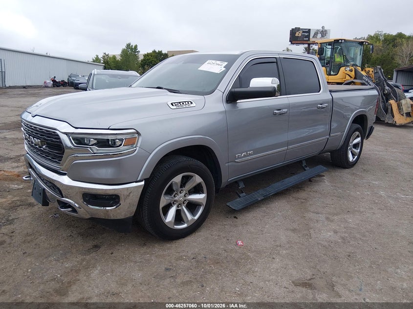 Vin: 1c6srfpt9ln170003, lot: 46757129, ram 1500 limited  4x4 6'4 box 20202