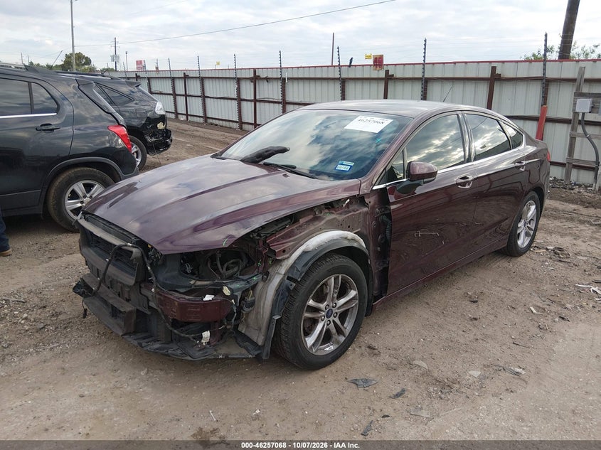 Vin: 3fa6p0hd9jr252639, lot: 46757137, ford fusion se 20182