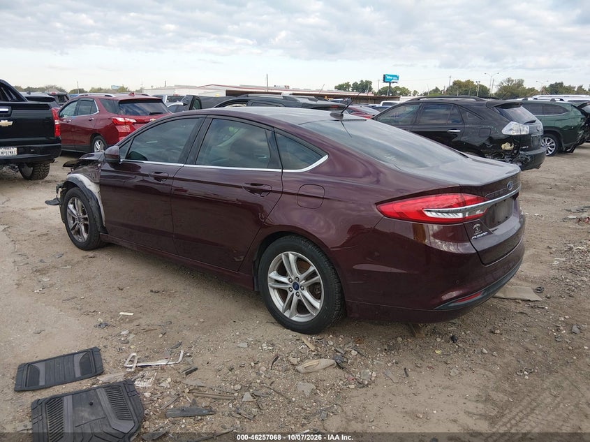 Vin: 3fa6p0hd9jr252639, lot: 46757137, ford fusion se 20183