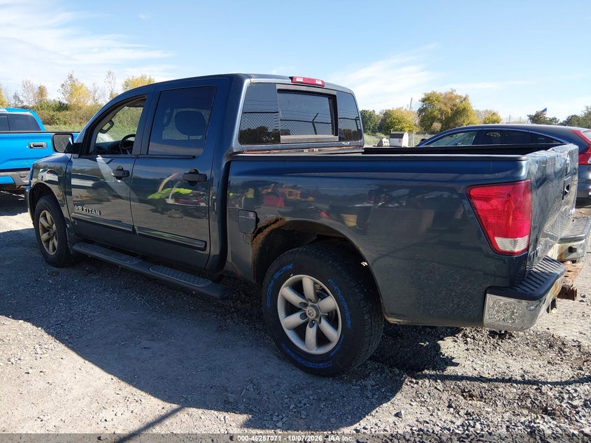 Vin: 1n6aa0ec9en518684, lot: 46757140, nissan titan sv 20143