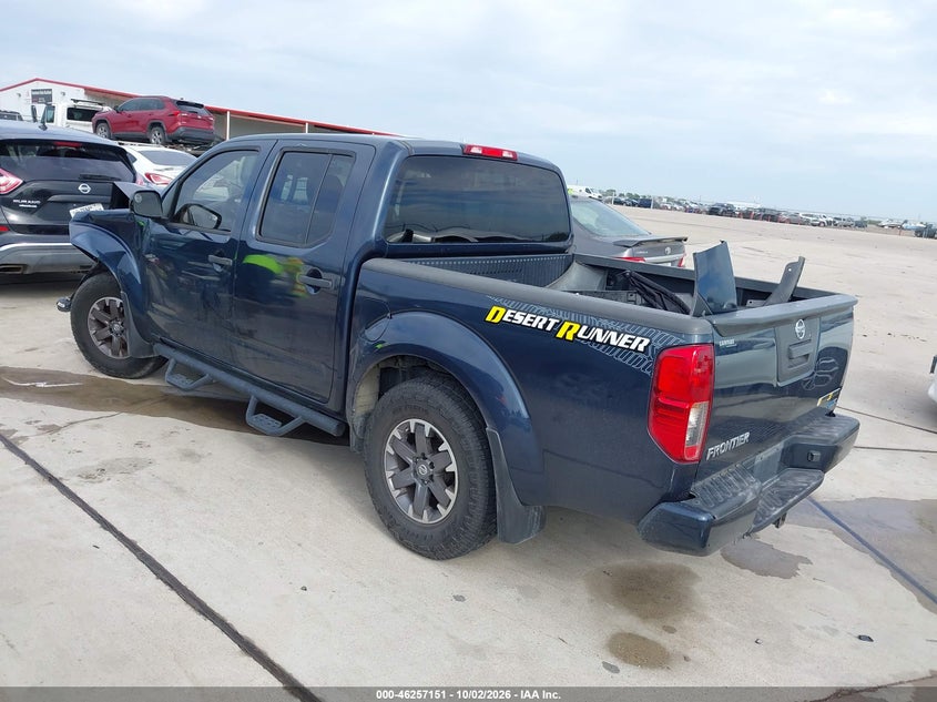 Vin: 1n6dd0er4kn711944, lot: 46757220, nissan frontier desert runner 20193