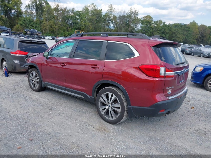 Vin: 4s4wmaldxm3463752, lot: 46757234, subaru ascent limited 20213