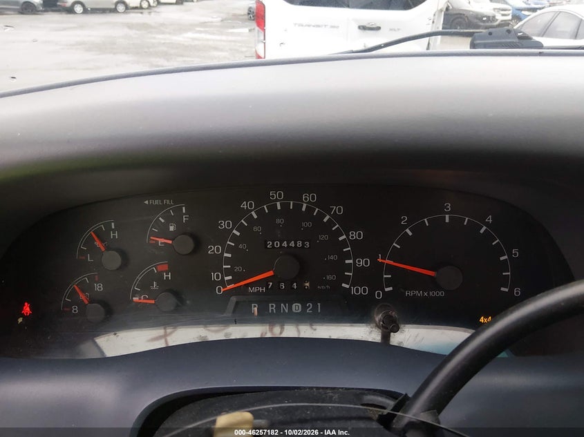 FORD F-250 1999 VIN 1FTNX21L4XEA81166