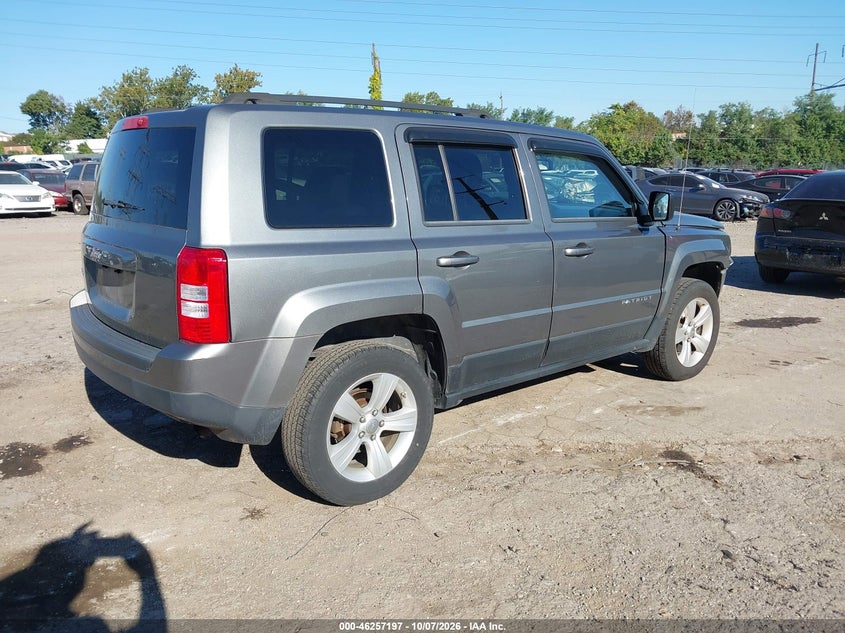 Vin: 1c4njrbb0cd578473, lot: 46757266, jeep patriot sport 20124