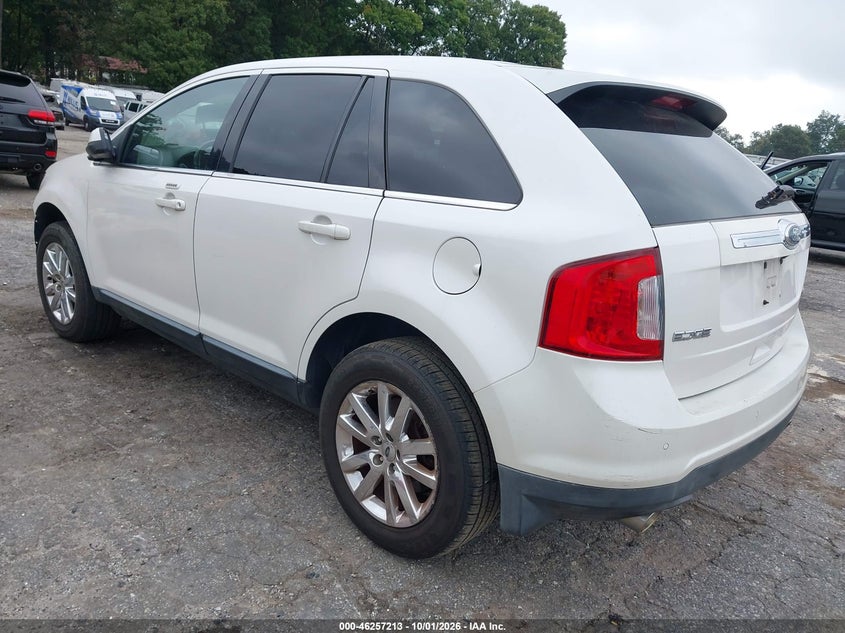 Vin: 2fmdk3kc3cba44593, lot: 46757282, ford edge limited 20123