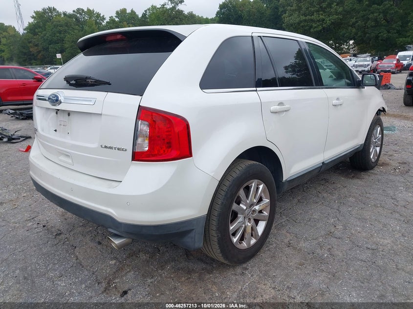 Vin: 2fmdk3kc3cba44593, lot: 46757282, ford edge limited 20124