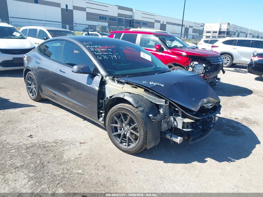 Vin: 5yj3e1ea4pf676792, lot: 46757292, tesla model 3 rear-wheel drive 2023 img_1