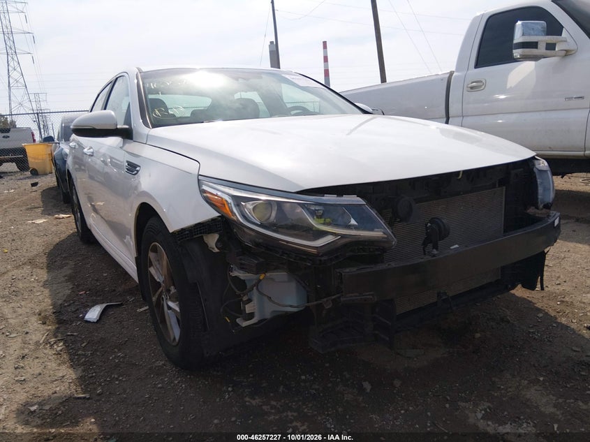 Vin: 5xxgt4l34kg313301, lot: 46757296, kia optima lx 20191