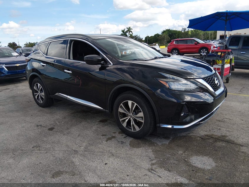 Vin: 5n1az2bj5mc116144, lot: 46757300, nissan murano sv fwd 20211