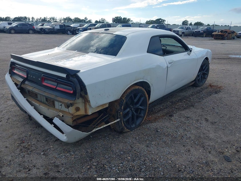 Vin: 2c3cdzag0kh574733, lot: 46757349, dodge challenger sxt 20194
