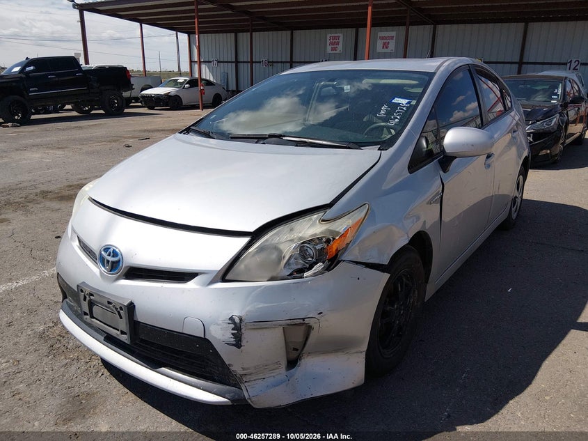 Vin: jtdkn3duxc1544657, lot: 46757358, toyota prius two 20122