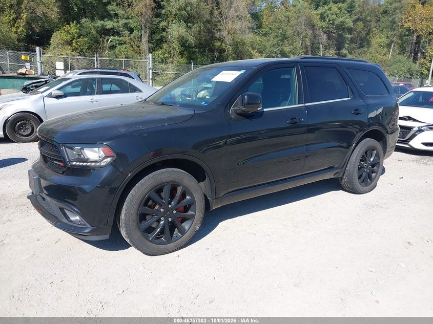 2017 Dodge Durango Gt Awd, Правый бок, IAAI, VIN 1C4RDJDG4HC924041 — фото 2