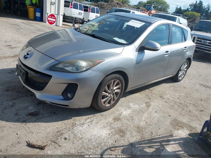 Vin: jm1bl1mp9d1818470, lot: 46757388, mazda mazda3 i grand touring 20132