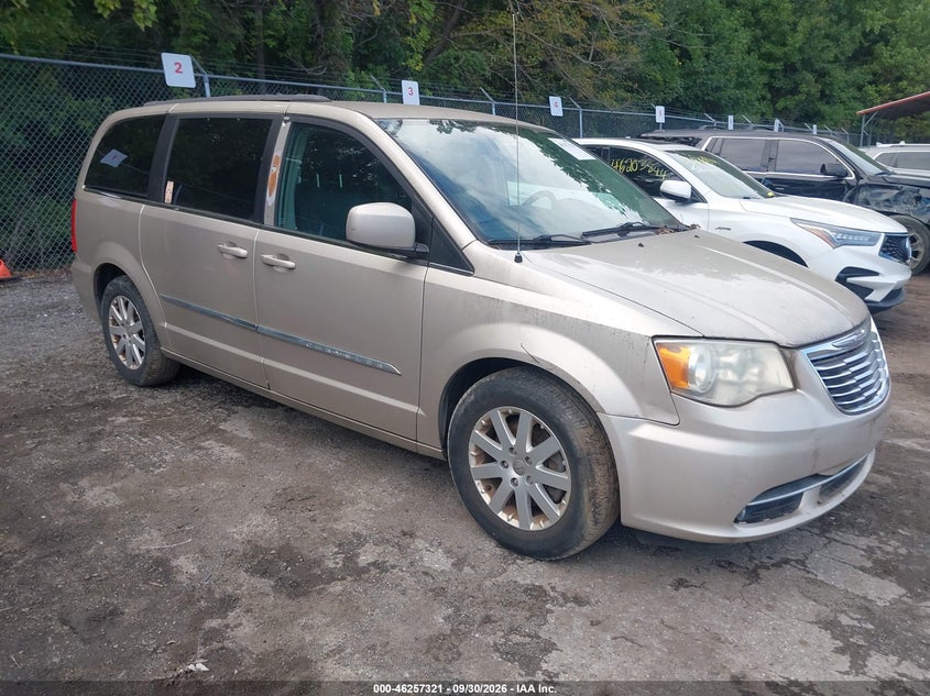 Vin: 2c4rc1bg6fr587897, lot: 46757390, chrysler town & country touring 20151