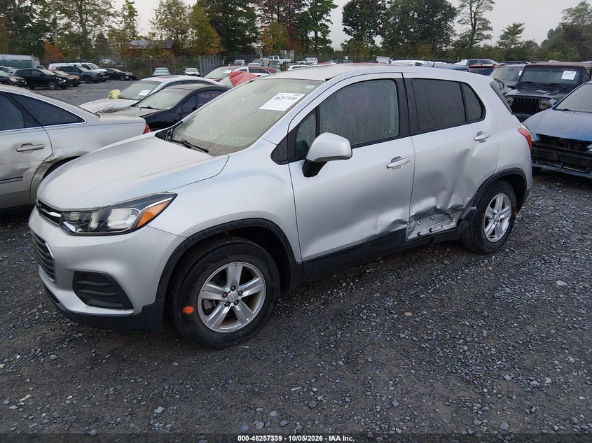 Vin: 3gncjnsb7kl269664, lot: 46757408, chevrolet trax ls 20192