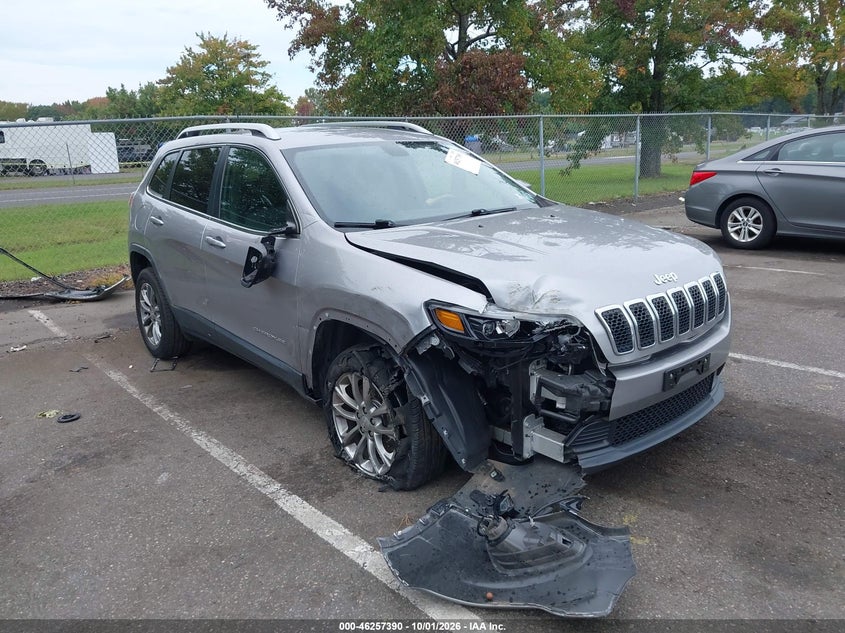 Vin: 1c4pjmlb2kd379854, lot: 46757459, jeep cherokee latitude plus 4x4 20191