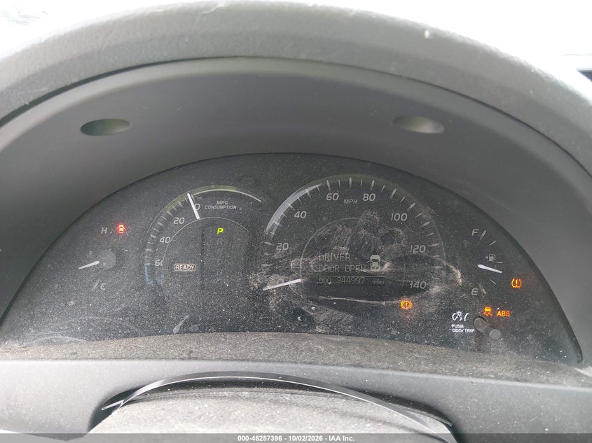 TOYOTA CAMRY HYBRID 2009 VIN 4T1BB46KX9U100207
