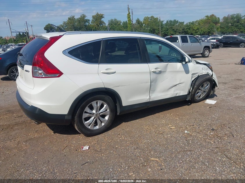 Vin: 5j6rm4h77el018600, lot: 46757467, honda cr-v ex-l 20144