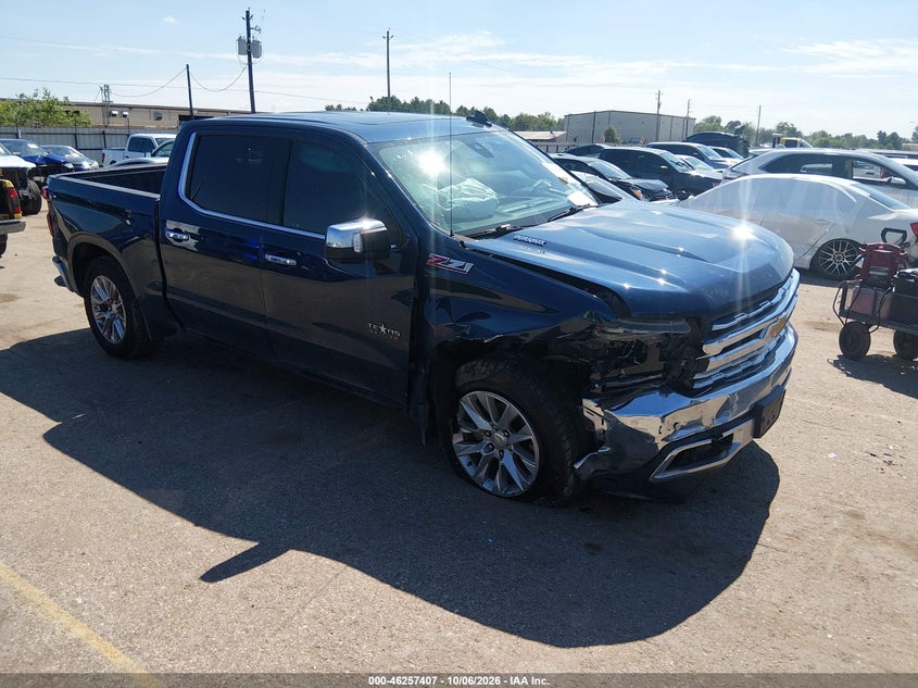 Vin: 3gcuyget5mg281610, lot: 46757476, chevrolet silverado 1500 4wd  short bed ltz 20211