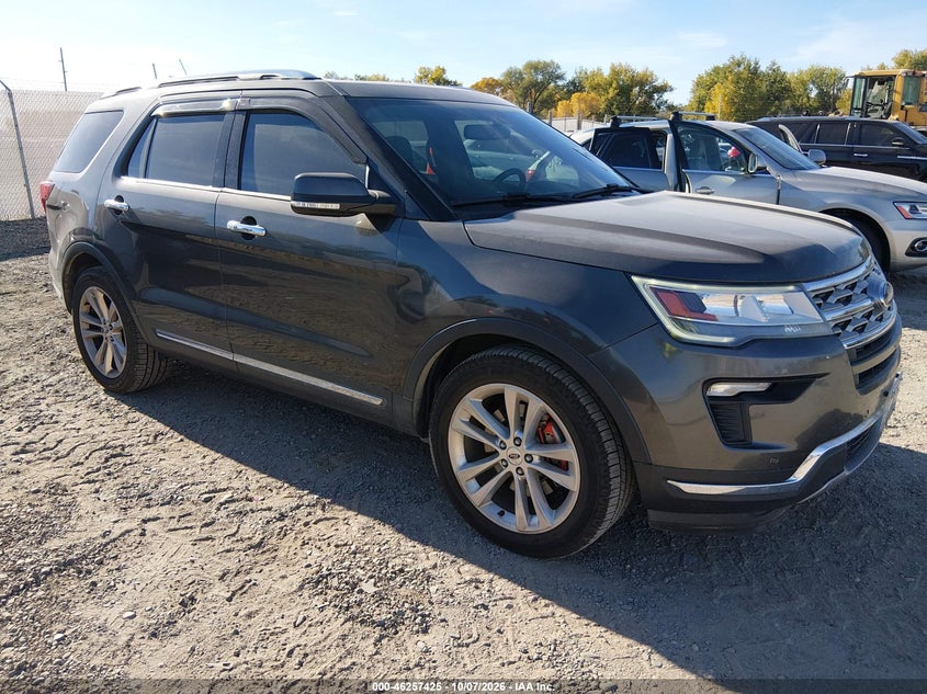 Vin: 1fm5k7fh0jga51573, lot: 46757493, ford explorer limited 20181