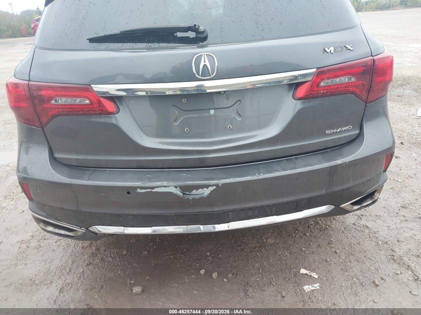 ACURA MDX 2017 VIN 5FRYD4H82HB031545