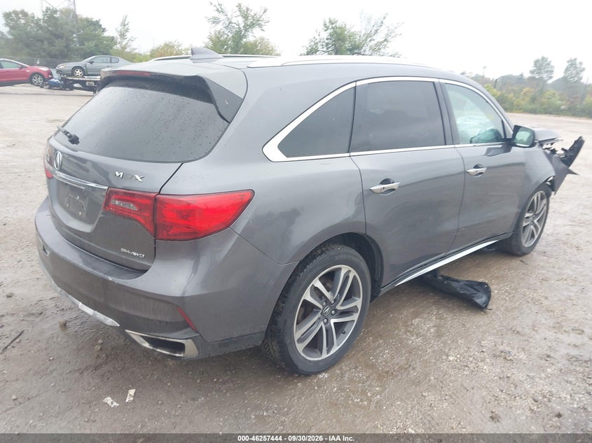 ACURA MDX 2017 VIN 5FRYD4H82HB031545