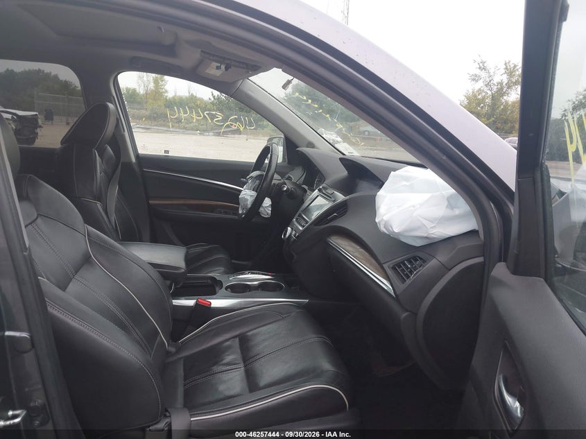 ACURA MDX 2017 VIN 5FRYD4H82HB031545