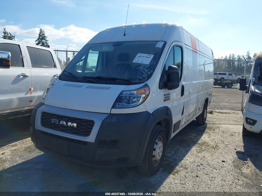 RAM PROMASTER 3500 2021 VIN 3C6MRVJG8ME532584