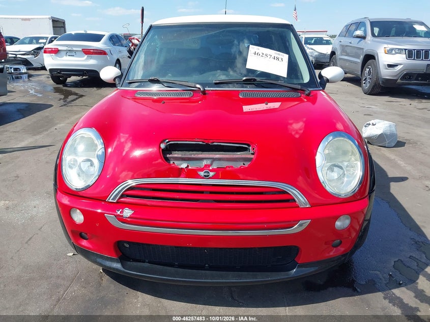 MINI COOPER S 2004 VIN WMWRE33474TD88695