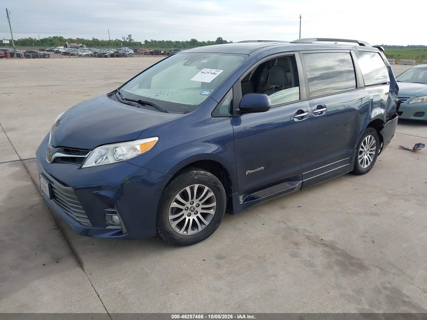 Vin: 5tdyz3dcxls063123, lot: 46757555, toyota sienna xle premium 20202