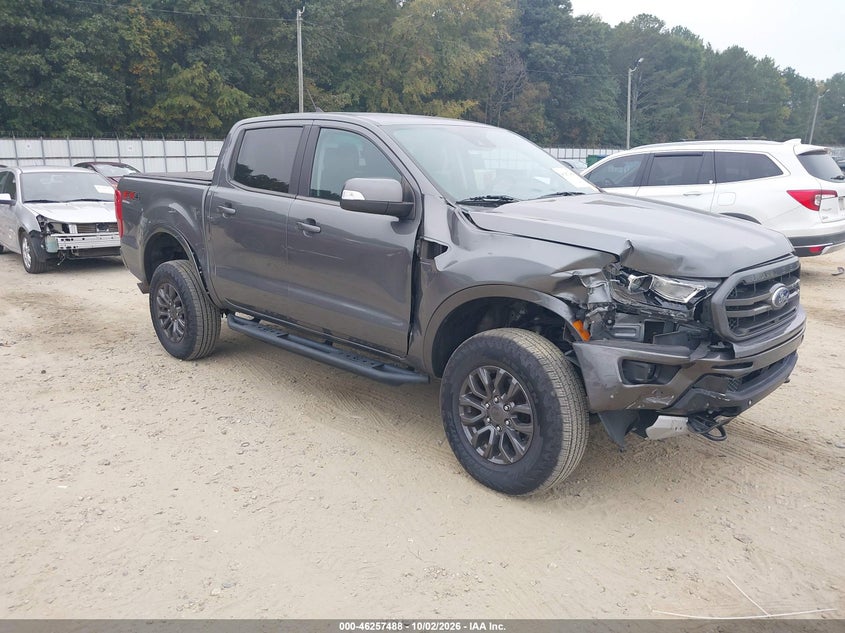 Vin: 1fter4fh6nld26584, lot: 46757557, ford ranger lariat 20221