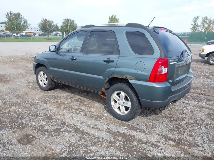 KIA SPORTAGE 2009 VIN KNDJE723X97592503