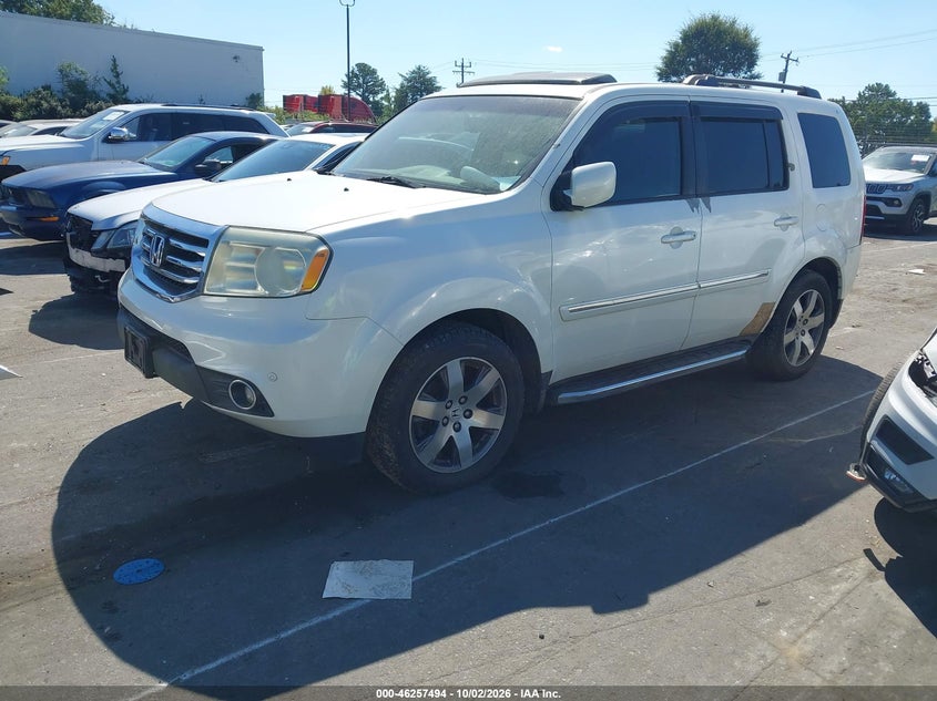 Vin: 5fnyf3h98cb008410, lot: 46757563, honda pilot touring 20122