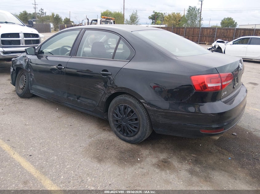 Vin: 3vw2k7aj1fm312415, lot: 46757567, volkswagen jetta 2.0l s 20153