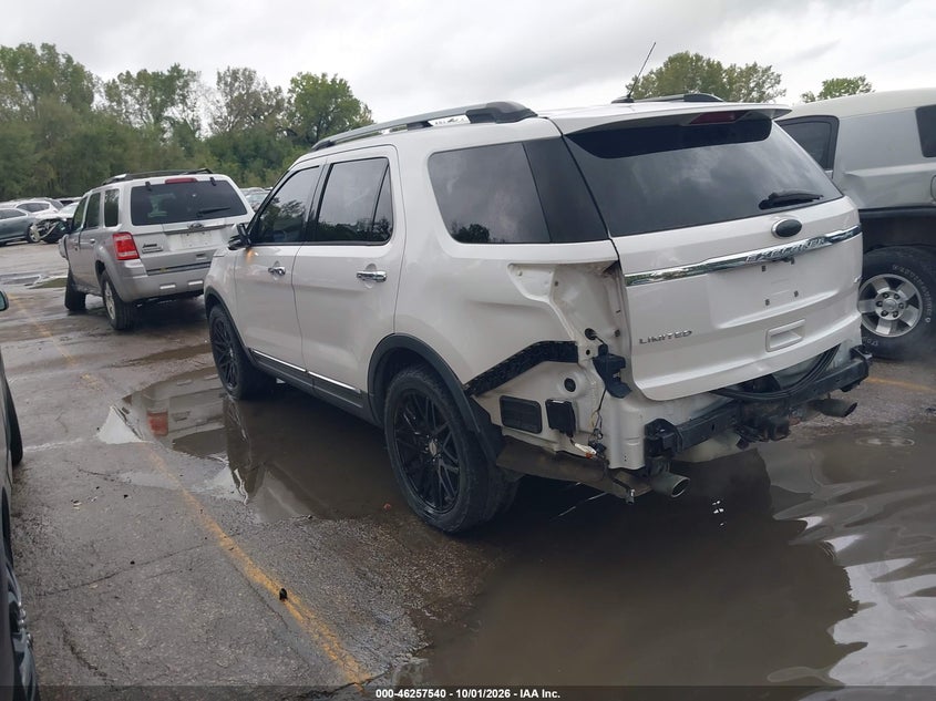 Vin: 1fm5k8f80fga38965, lot: 46757609, ford explorer limited 20153