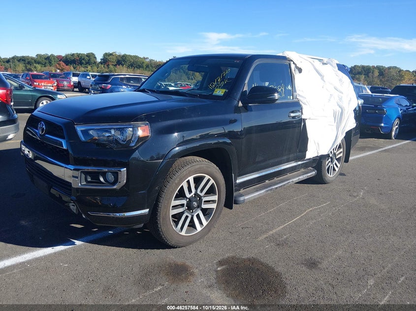 Vin: jtebu5jr9k5636375, lot: 46757653, toyota 4runner limited 20192