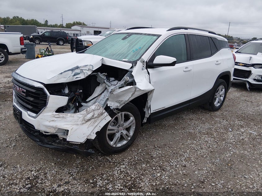Vin: 3gkalmev5nl272792, lot: 46757662, gmc terrain fwd sle 20222