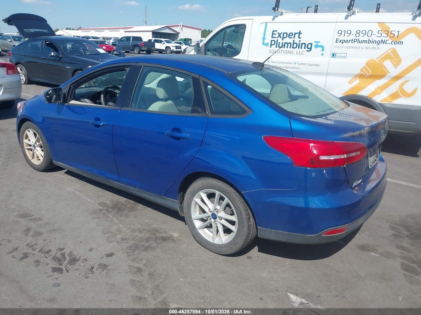 Vin: 1fadp3f2xjl265392, lot: 46757663, ford focus se 20183